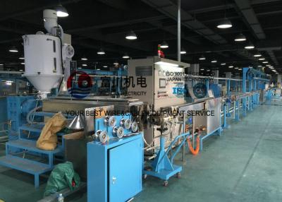 China Cable Extrusion Machine For Power Wire Insulated Sheathing Wire Dia 0.8-8mm for sale