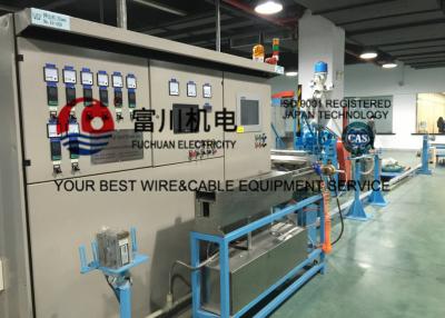 China Fuchuan Wire Extruder Machine For LAN Cable With Inlet Copper Wire 2.5-3mm Max Die No. 17 for sale