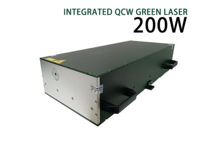 China Integrated 200W Green QCW Fiber Laser Single Mode Nanosecond for sale