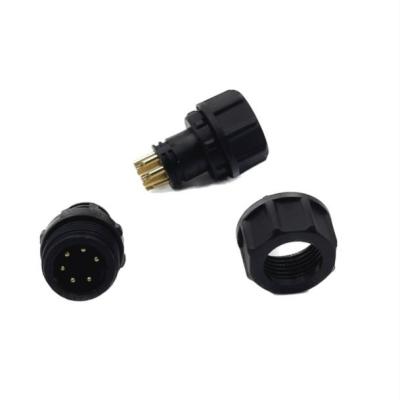 China M13 6Pin Circular Electrical Connectors 20AWG Female Male for sale