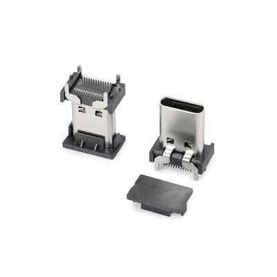 China DIP Female SMD SMT USB Type C Connectors Micro USB Receptacle 24Pin for sale