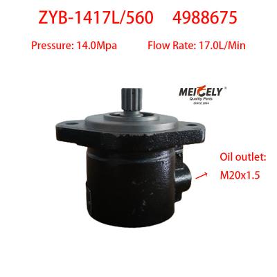Cina Cummins ISD ISDE 4BT Motore 4988675 Pompa idraulica a sterzo servo in vendita