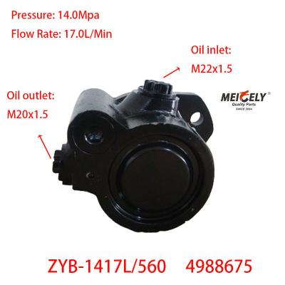 Cina Cummins ISD ISDE 4BT Motore 4988675 Pompa idraulica a sterzo servo in vendita