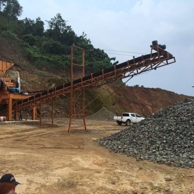 China Heavy Duty Carbon Steel Conveyor Belt Equipment , Mining Conveyor System for sale