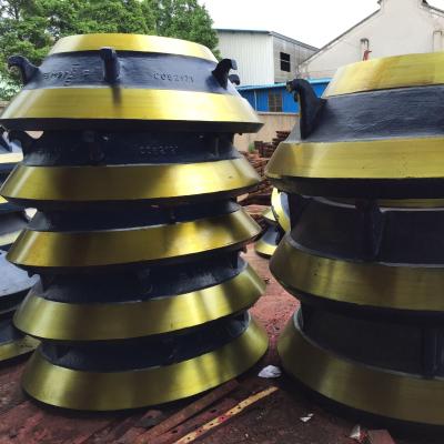 China Cone Crusher Spare Parts Mn18Cr2 Concave and Mantle for sale