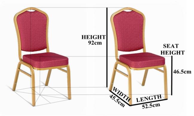 Conference room with banquet chairs