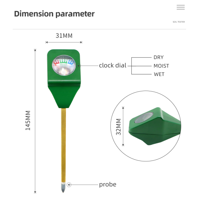 IMHOO Soil Meter usage instructions