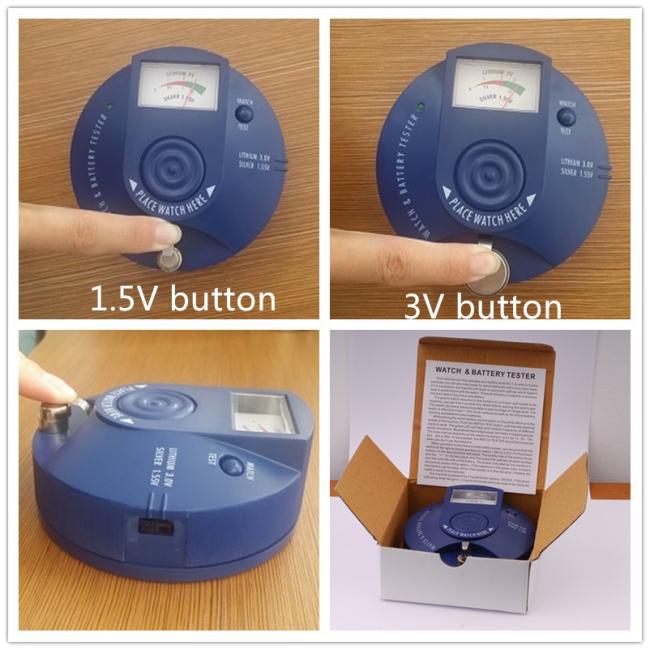 BT-3A Automotive Watch Battery Tester side view displaying compact design and battery compartment