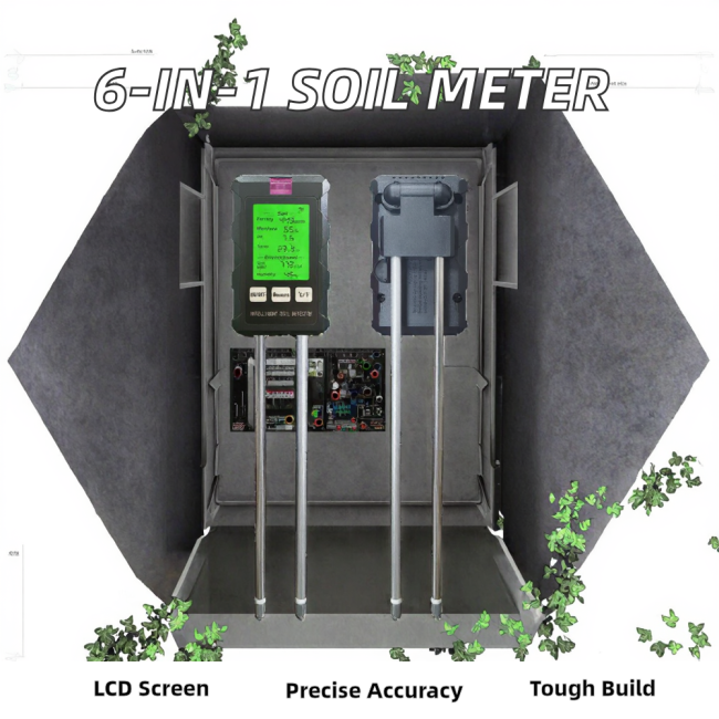 Soil meter measurement features diagram