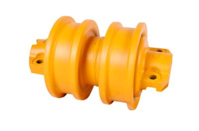 China ISO9001 Certified D6 Bulldozer Track Roller Customized Size Yellow Color for sale