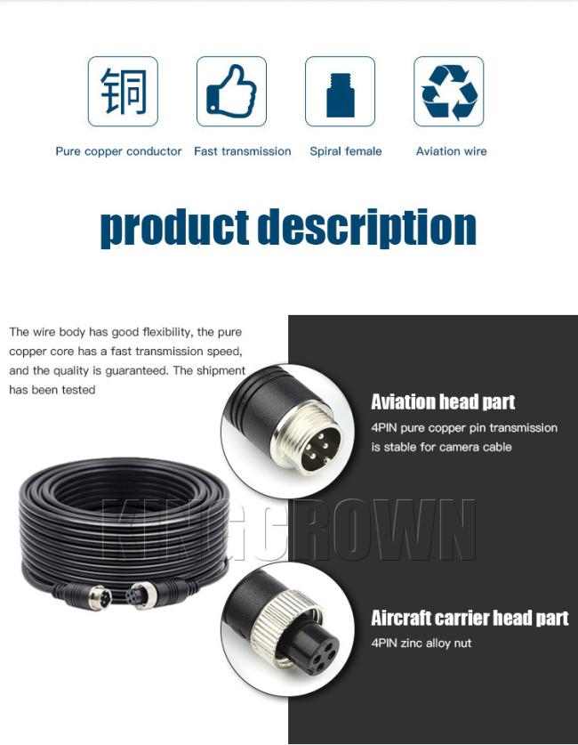 Connector pin configuration and wiring diagram