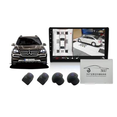 China 1080P 4xHD Wired Backup Camera Split Screen Monitor With Recording For Truck RV for sale