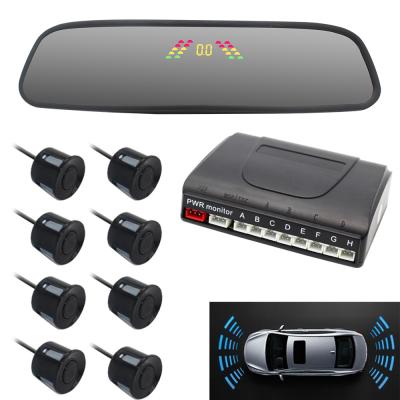 China Backup Radar System 8 Parking Sensors with mirror for car for sale