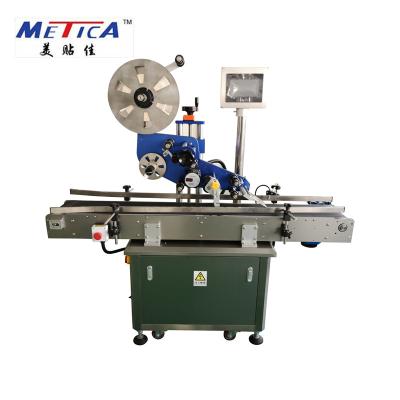 China Automatic Top Surface Sticker Labeling Machine For Box / Cards And Bottle Labeling Machine for sale