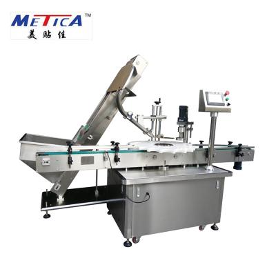 China 1kw Lug Capping Machine Rotary Type Twist Off Bottle Capper Equipment for sale