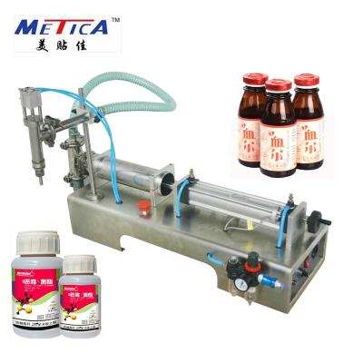 China Pneumatic Type Semi Automatic Liquid Filling Machine 300BPH-800BPH for sale