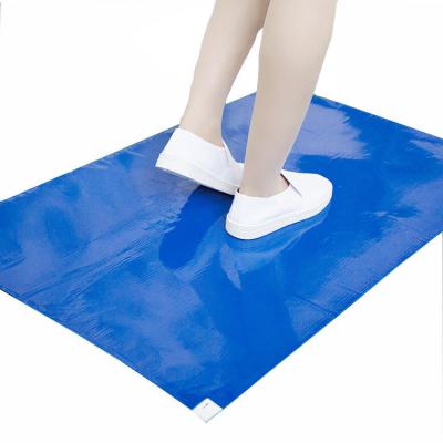 China Hospitals Disposable Cleanroom Sticky Mats For Lab Construction for sale