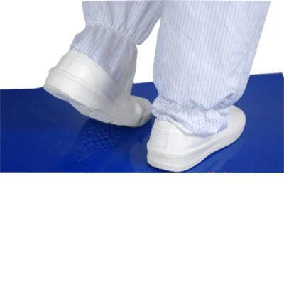 China Dust Remove Viscosity Sticky Floor Mats Disposable For Incubator PE Film Adhesive for sale