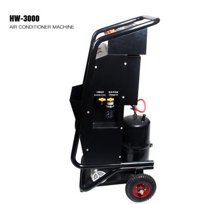 China 780W 8HP Portable AC Machine R134a HW-3000 AC Recharge Machine For Car for sale