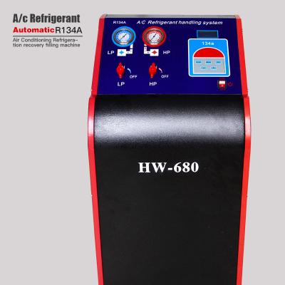 China High quality factory price recovery & charging function AC Refrigerant Recovery Machine  car ac service station for car for sale
