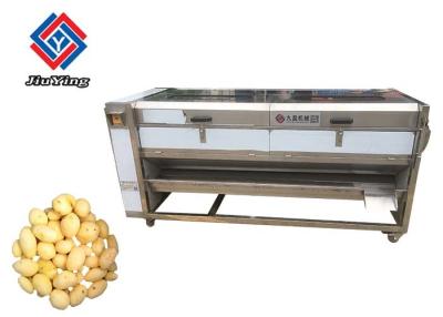 China Carrots Washing And Peeling With Brush Factory Hot Sale Professional Potato Washer And Peeler for sale