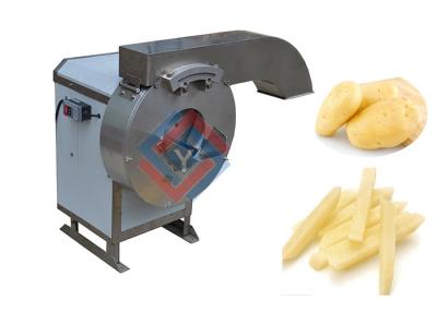 China 220V 380V Voltage Potato Chips Cutting Machine / Stainless Steel Potato Cutter for sale