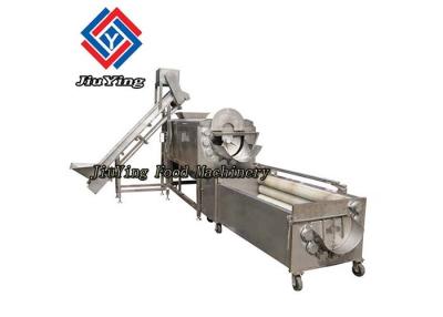 China 18.5KW Potato Chips Manufacturing Machine French Fries Strips Processing Line for sale