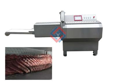China Frozen Beef Steak Cutting Machine Bacon Ham Cheese Slicer Portion Function for sale