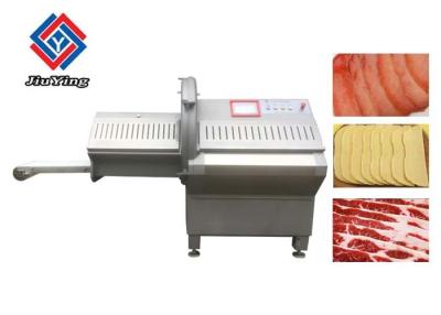 Chine Machine inclinée de couperet de nervure de bifteck de boeuf de port d'alimentation/coupeur congelé de viande à vendre