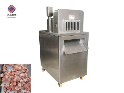 China Beef Pork Lamb Cube Dicer Machine / Frozen Meat Cutter High Speed 500-800KG/H for sale