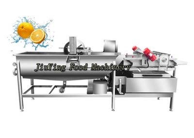China Air Pressure Bubble Ozone Fruit Processing Equipment 4.85KW  / Vegetable Washing Machine for sale