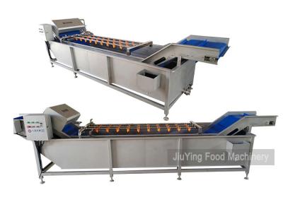 China Industrial Vegetable Fruit Washing Machine For Apple , Spinach , Salad for sale