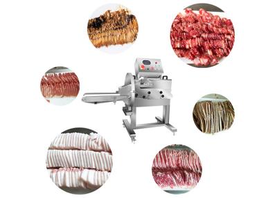 Cina Affettatrice cotta lame commerciali della carne di TJ-304B doppie per il taglio l'arrosto di maiale/trippa/salsiccia/manzo grassi in vendita
