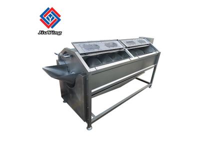 China verdura 1000kg/h que procesa la lavadora espiral Taro Carrot Cleaning Machine del cepillo de la patata en venta
