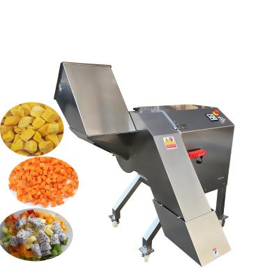 China Industrial Root Vegetable Dicer Machine Fruit Tomato Onion Aloe Potato Cutter for sale