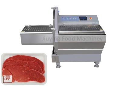 China SUS 304 Industrial Meat Slicer 360mm Width Inlet Halal Frozen Boneless Beef Buffalo Cutting Machine for sale