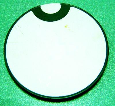China Round Piezoelectric Ceramic Disc 25mm 1Mhz Ultrasonic Piezo Disc Small Size for sale