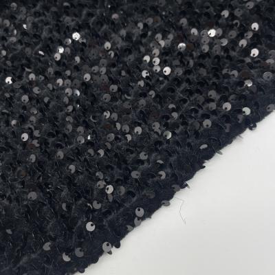 China Sequin liso bordado de encaje Tejido del tejido material Etc M01-015 en venta