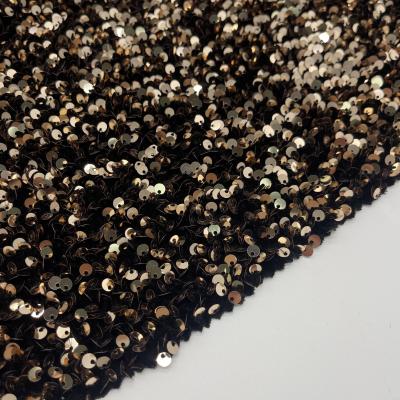 China Bags Sequins Embroidery Fabric Smooth Waterproof M05-008 for sale