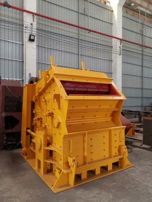 China CE vertical concreto amarillo ISO, trituradora de impacto hidráulica, trituradora de la máquina 75Kw de la trituradora de impacto de impacto portátil en venta