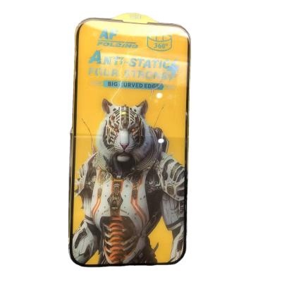 China Tiger King Transparent Screen Protector 9H Tempered Glass Film for sale