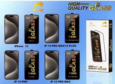 中国 OG Glass ESD HD28 Anti Static clear Screen Protector AB  Thick Glue 0.4MM Hing Alumin Glass 150C Super Large Radian 販売のため