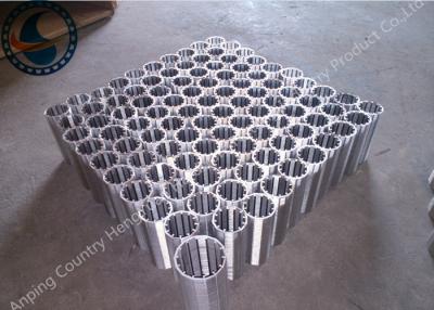 China Welded Profile Wire Screen , Vee Shaped Wire Mesh Tube for sale