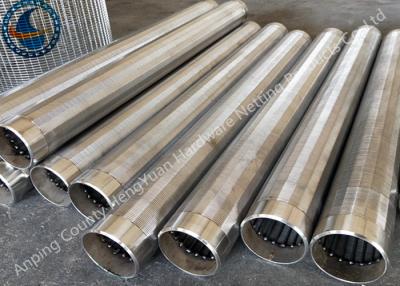 China Welded Stainless Steel Johnson Wire Screen , Durable Water Well Screen Pipe for sale