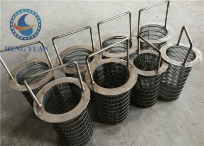 China Anti Wear Rotary Screen Drum / Wedge Wire Cylinder Basket Customization Available for sale