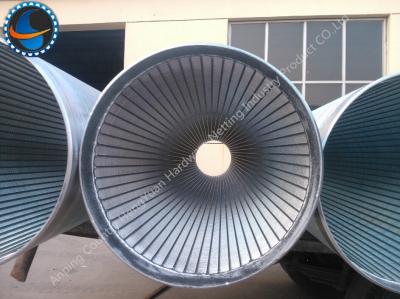 China Robust Johnson Wedge Wire Screens For Food Processing / Petrochemical Plant for sale