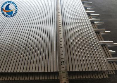 China V Wire Welded Wedge Wire Screen Panels , Stainless Steel Wedge Wire Sheets for sale