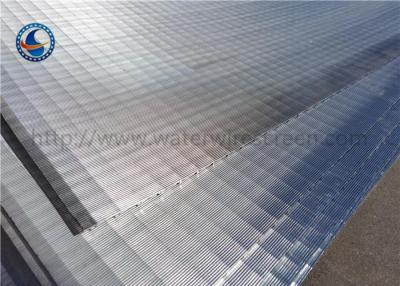 China Pantallas de filtro de acero inoxidables Mesh Wedge Wire Panels plano en venta