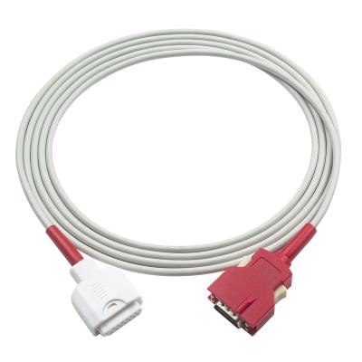 Chine Câble d'extension rouge de la technologie SpO2 de capteur du câble SpO2 de boeuf d'impulsion de for M-asi-mo 2406 à vendre
