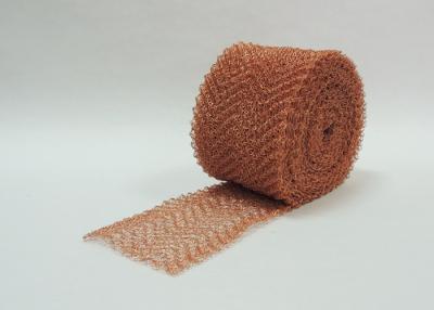 China Copper Metal Mesh DIY Home Alcohol Distillation Packing Corrugated Roll 130mm Width for sale